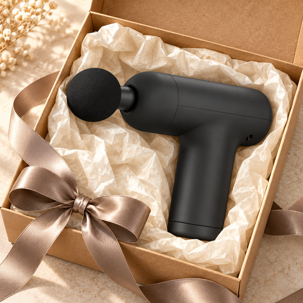 Mini massage gun – compact design, fits in any bag