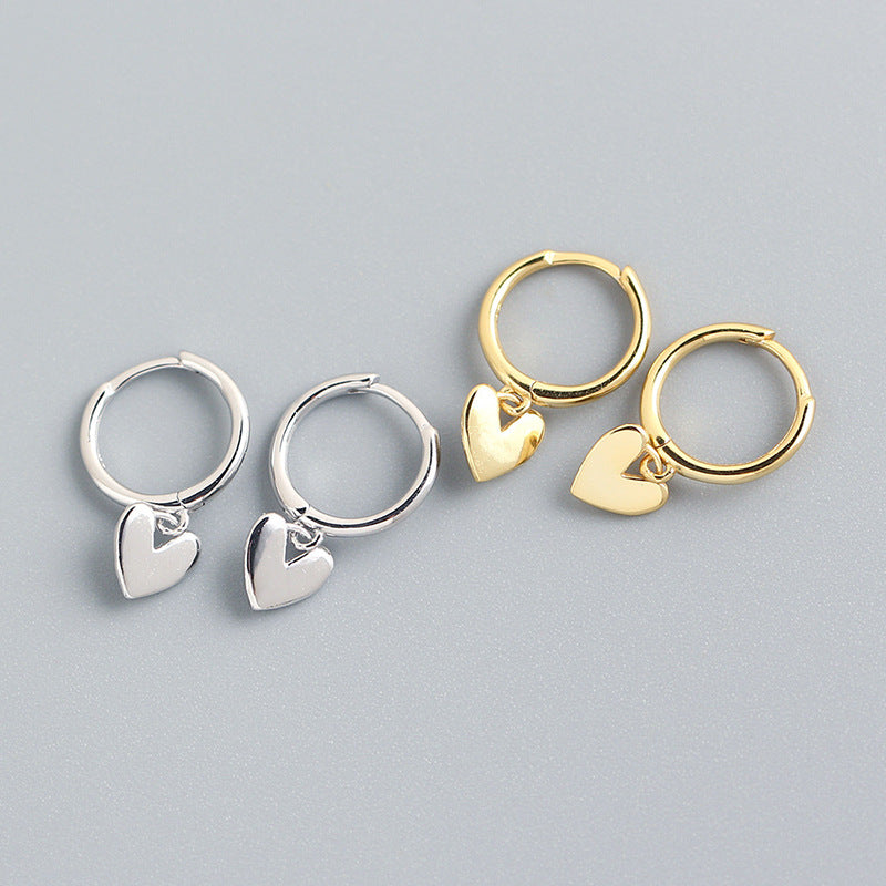 Little love heart earrings