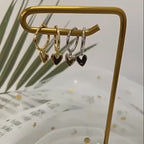 Little love heart earrings video – silver and gold options