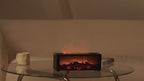 Flame aroma diffuser video – flickering flame effect with soft mist